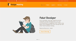 Desktop Screenshot of pelajarhosting.com